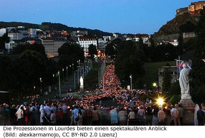 Prozession Lourdes